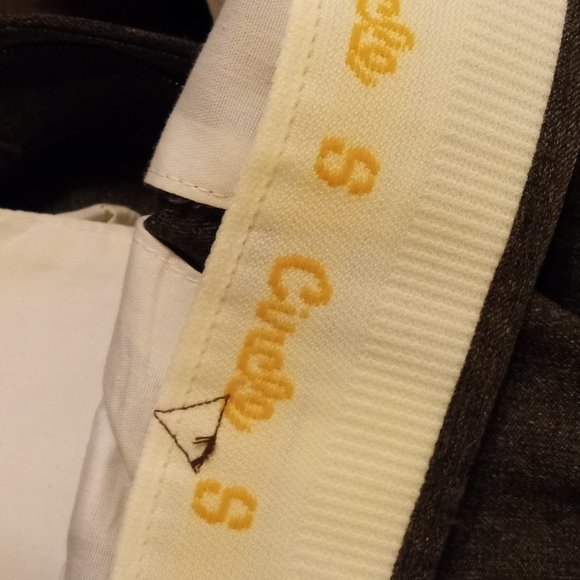 Circle S Men's Dark Charcoal Gray and Suede suit - Picture 4 of 6